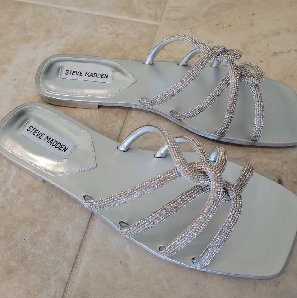 Steve madden rhinestone sandals